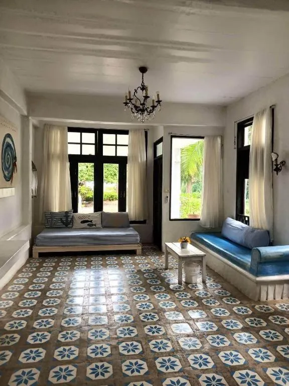 Bed in Brassiere Beach Hotel