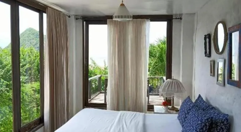 Bed in Brassiere Beach Hotel