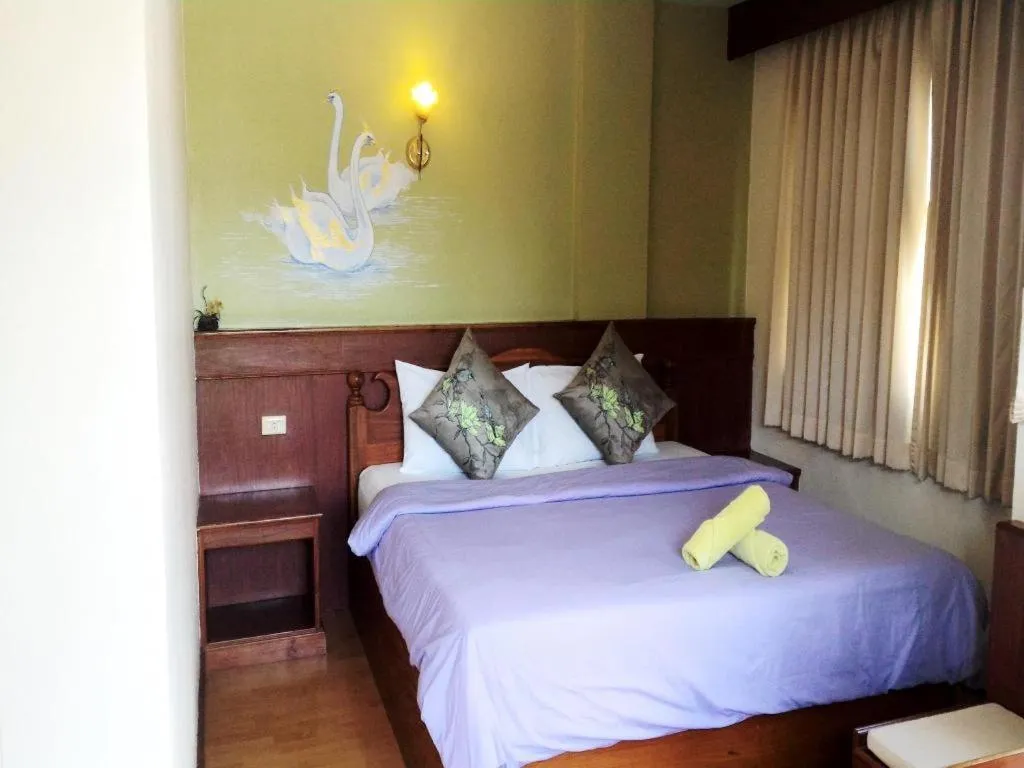 Bed in Loei Orchid Hotel