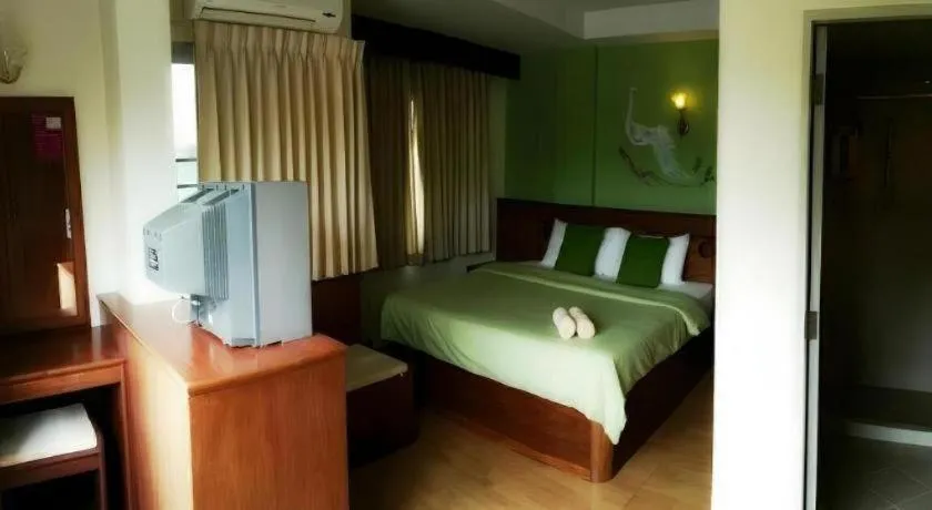 Bed in Loei Orchid Hotel