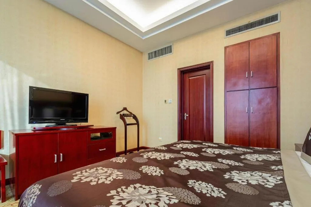 Bed in Qingdao Chengyang Detai Hotel