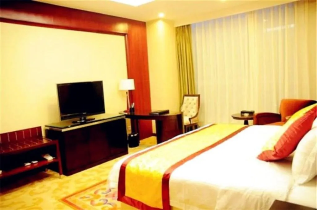 Bed in Qingdao Chengyang Detai Hotel