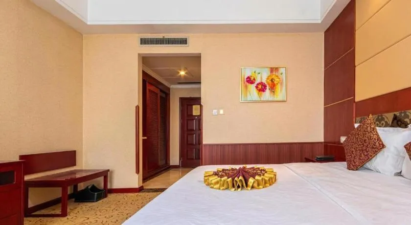 Bed in Qingdao Chengyang Detai Hotel