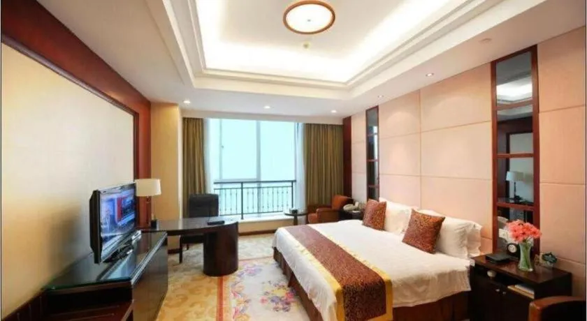 Bed in Qingdao Chengyang Detai Hotel