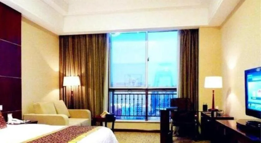 Bed in Qingdao Chengyang Detai Hotel