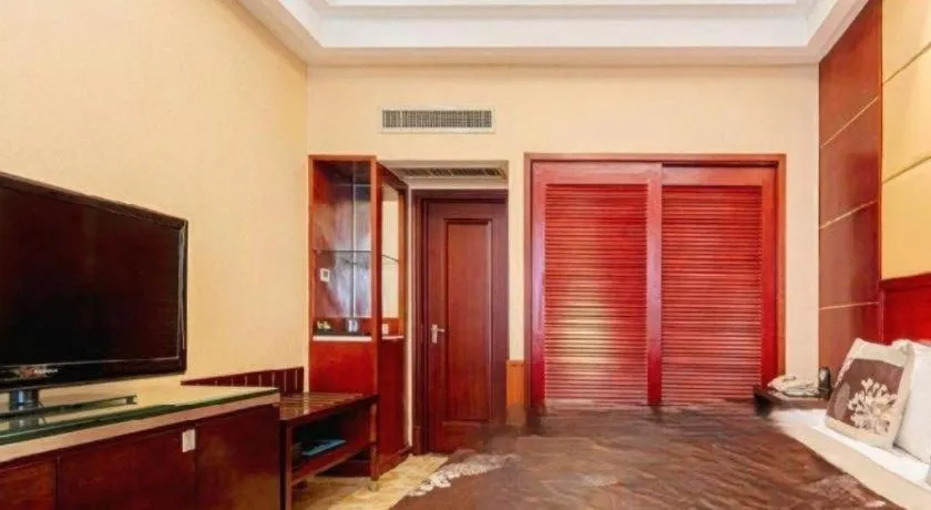 Bed in Qingdao Chengyang Detai Hotel