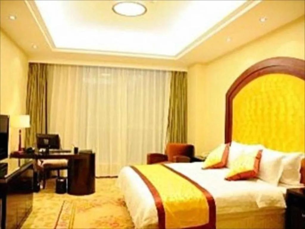 Bed in Qingdao Chengyang Detai Hotel