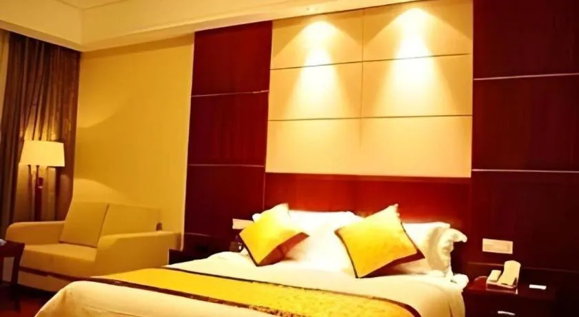 Bed in Qingdao Chengyang Detai Hotel