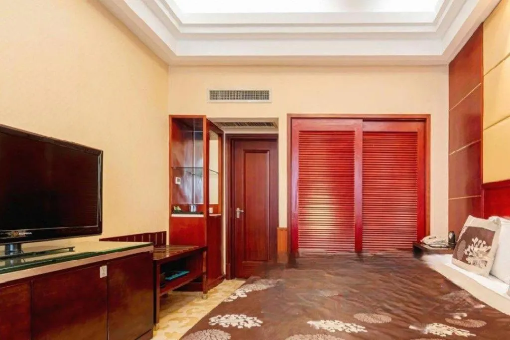 Bed in Qingdao Chengyang Detai Hotel