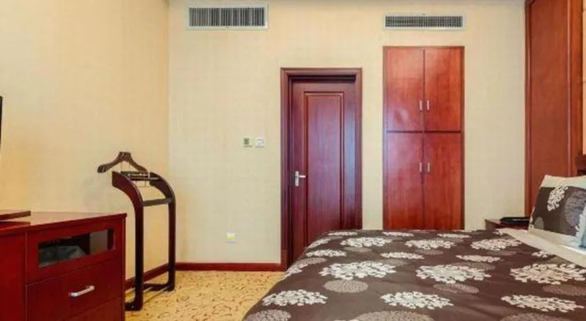 Bed in Qingdao Chengyang Detai Hotel