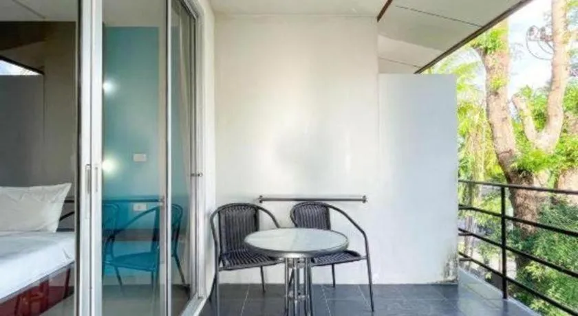 Bed in The Living Pool Villas