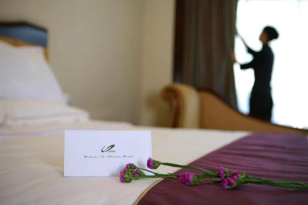 Bed in Country Garden Phoenix Hotel Xianning