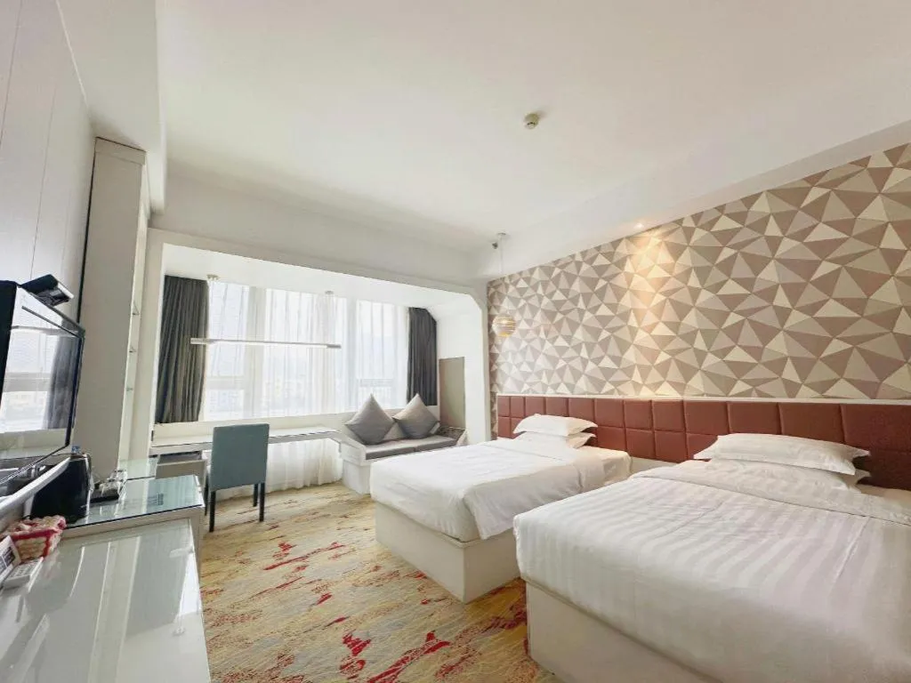 Bed in Zhoushan Changzheng Spring Hotel