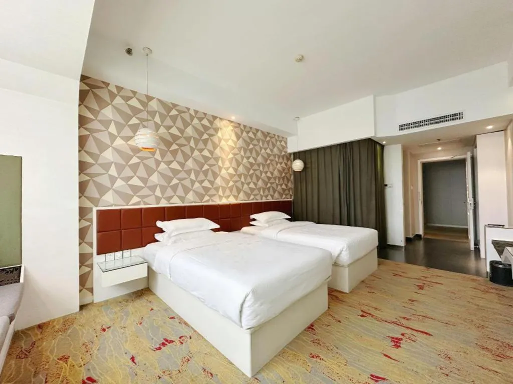 Bed in Zhoushan Changzheng Spring Hotel