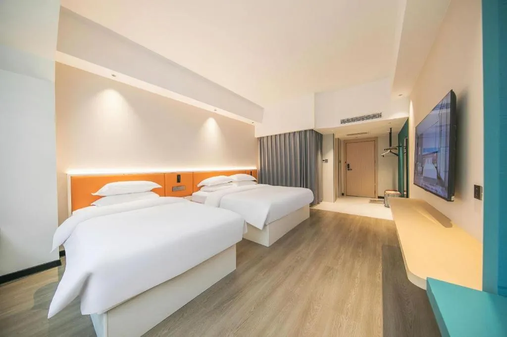 Bed in Zhoushan Changzheng Spring Hotel