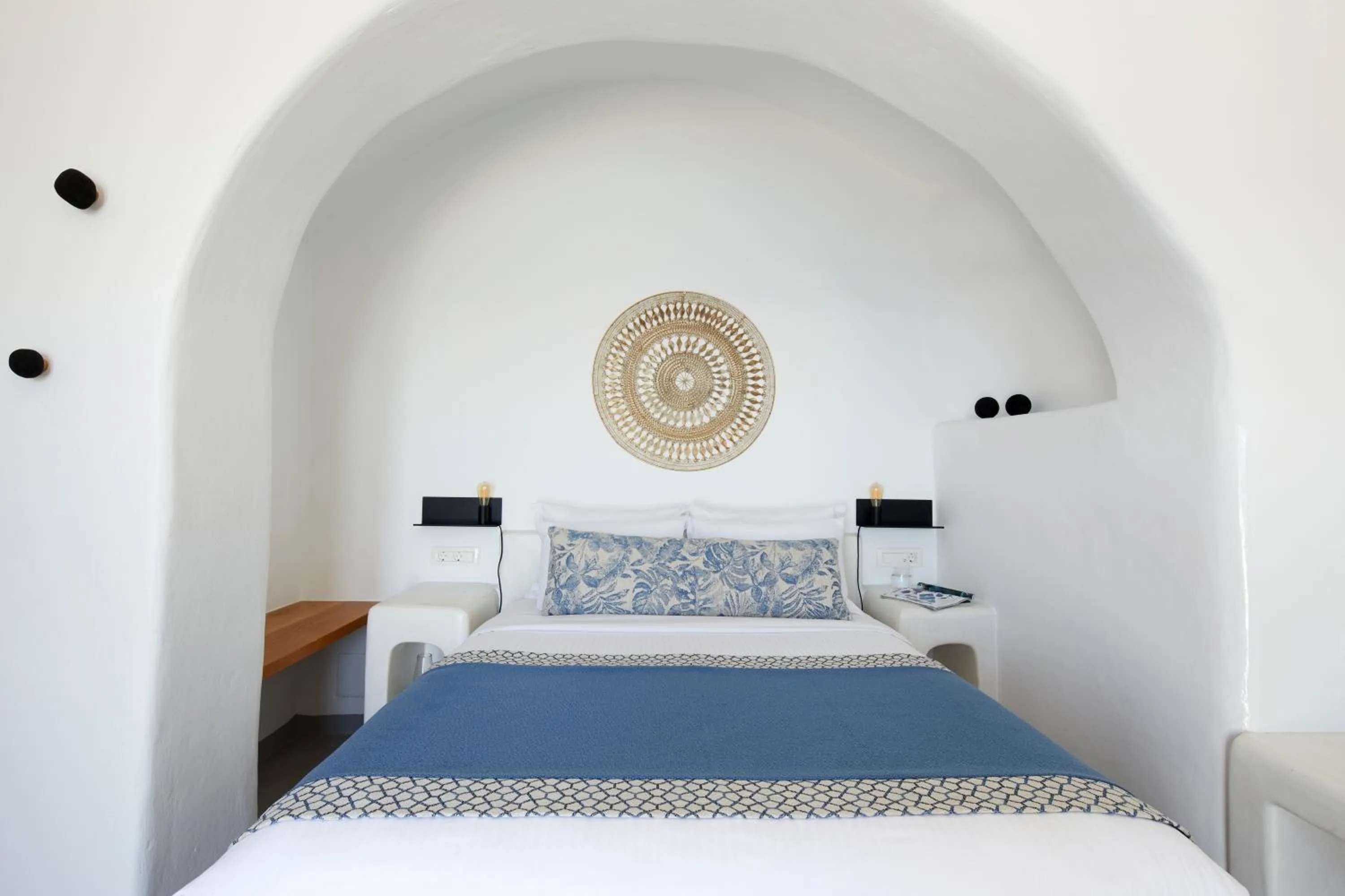 Bed in Filotera Suites