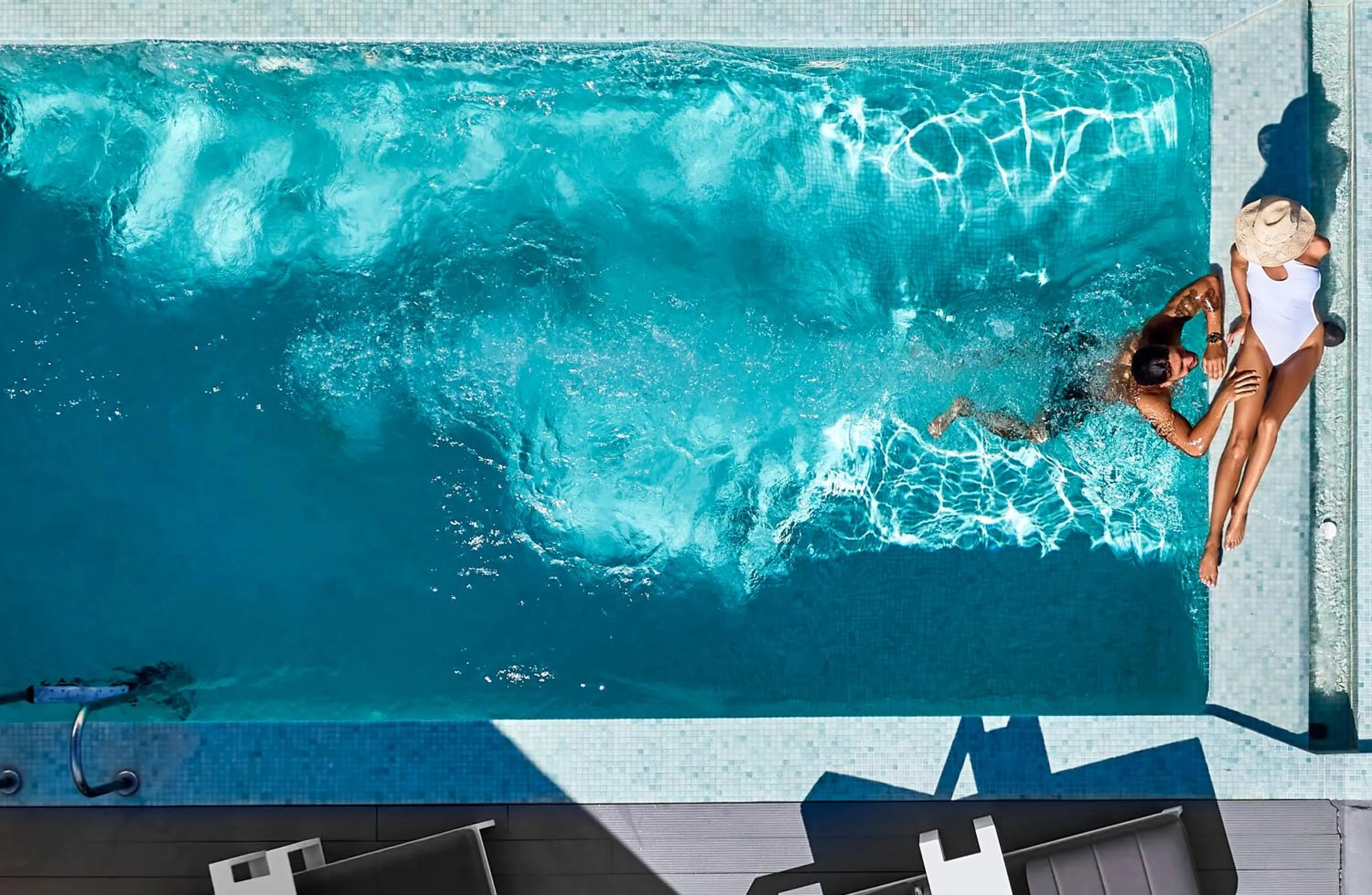 Swimming pool in Filotera Suites