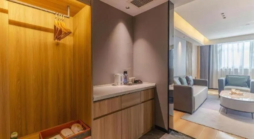 Bed in GreenTree Inn Bozhou Weiwu Road Hotel