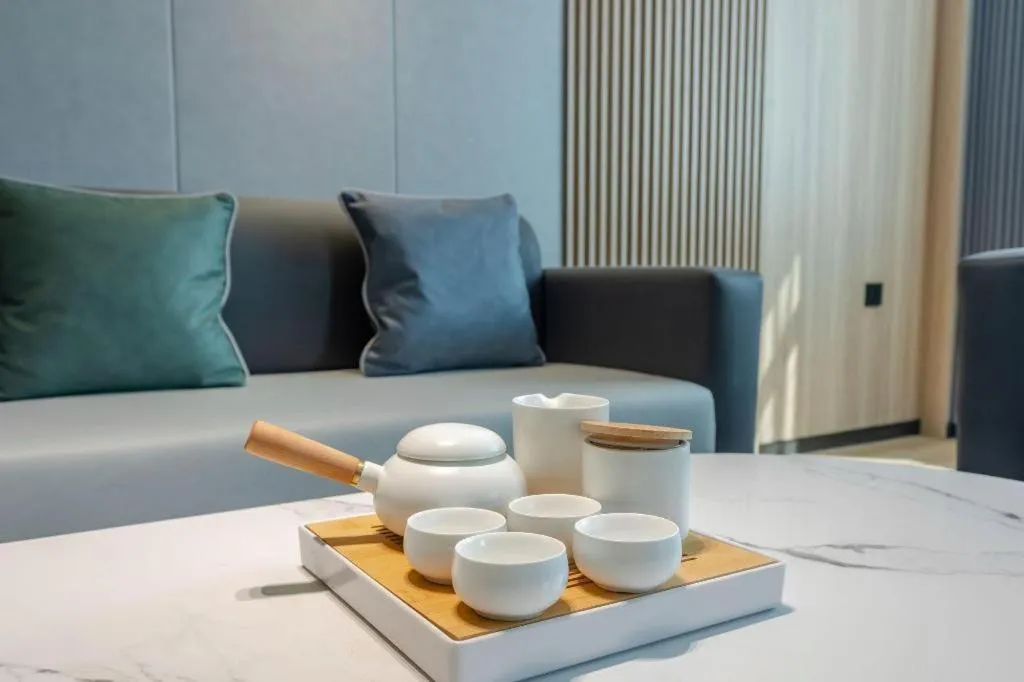 Bed in GreenTree Inn Bozhou Weiwu Road Hotel