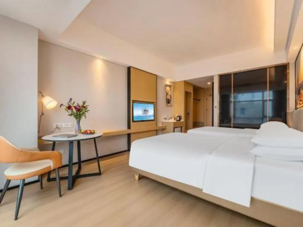 Bed in Exchange Bank Hotel Hainan