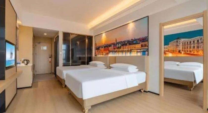 Bed in Exchange Bank Hotel Hainan