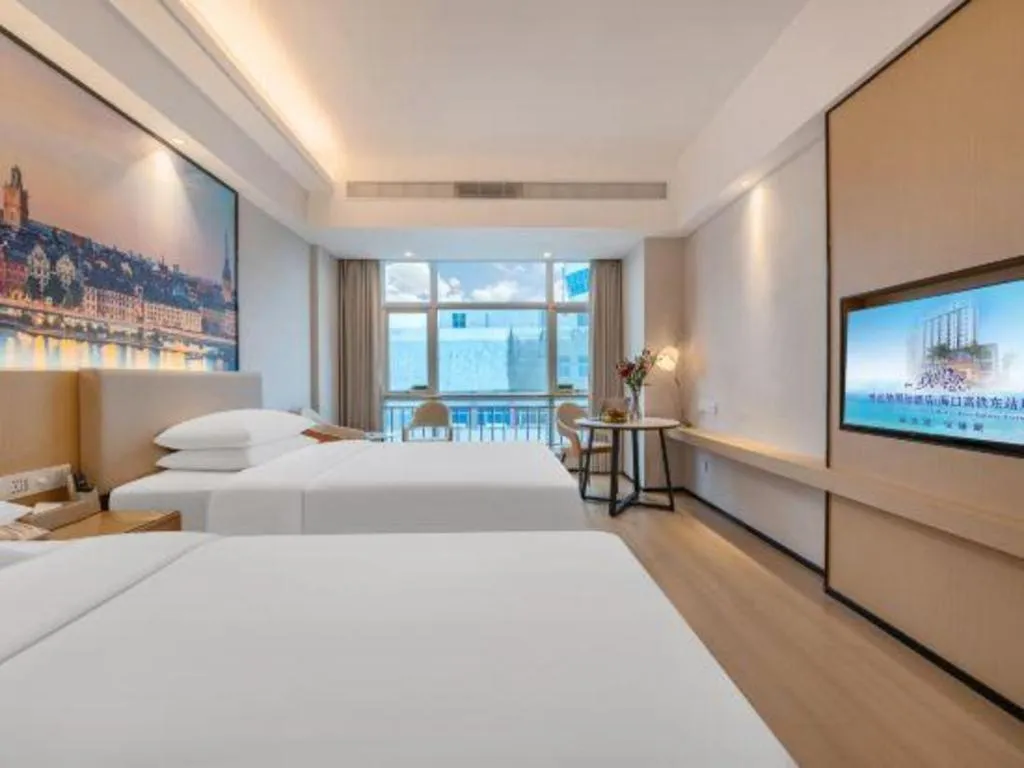 Bed in Exchange Bank Hotel Hainan