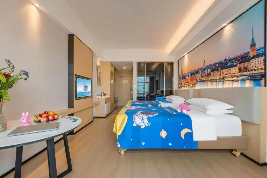 Bed in Exchange Bank Hotel Hainan