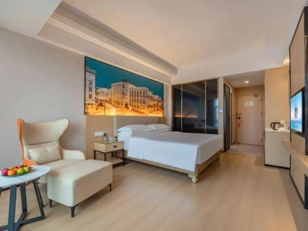 Bed in Exchange Bank Hotel Hainan