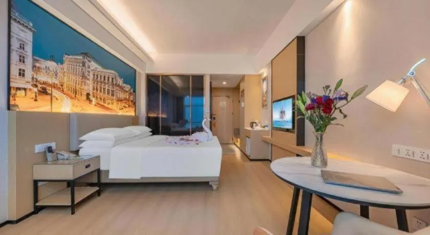 Bed in Exchange Bank Hotel Hainan