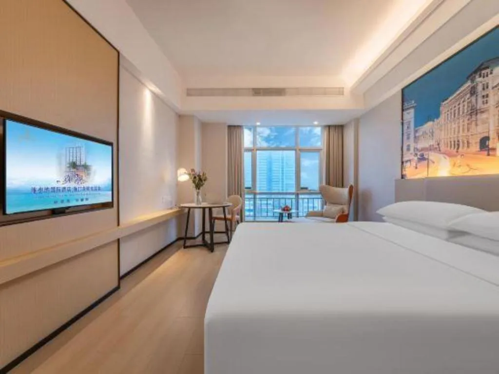 Bed in Exchange Bank Hotel Hainan