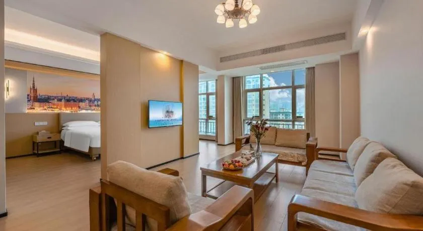 Bed in Exchange Bank Hotel Hainan