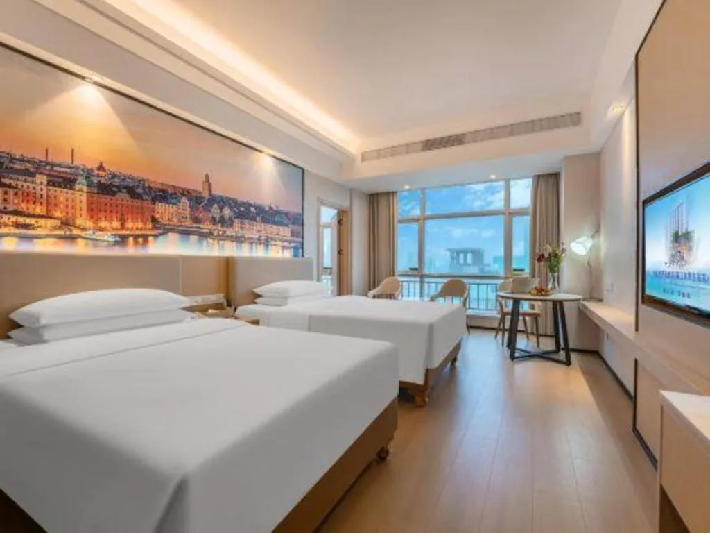 Bed in Exchange Bank Hotel Hainan