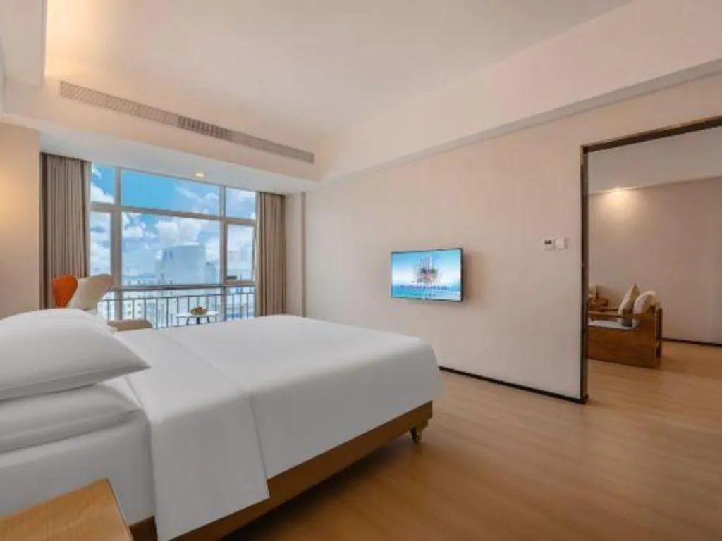 Bed in Exchange Bank Hotel Hainan