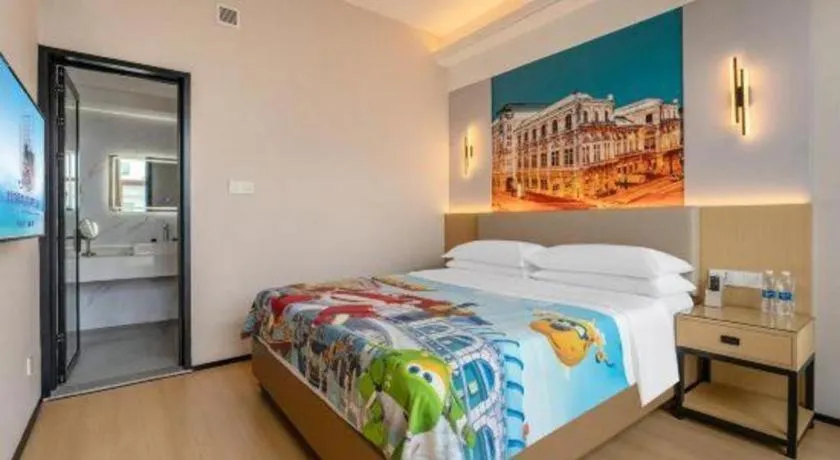 Bed in Exchange Bank Hotel Hainan
