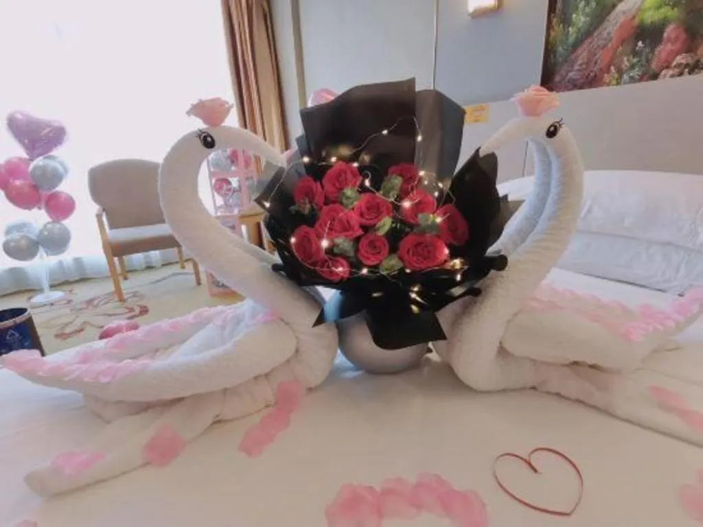 Bed in Exchange Bank Hotel Hainan