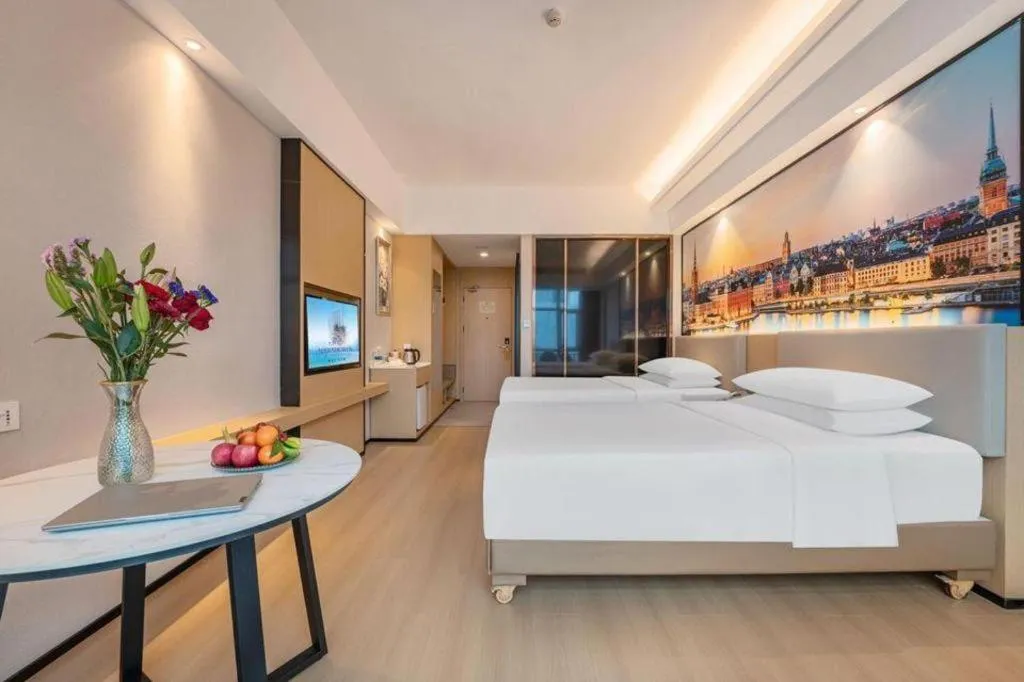 Bed in Exchange Bank Hotel Hainan