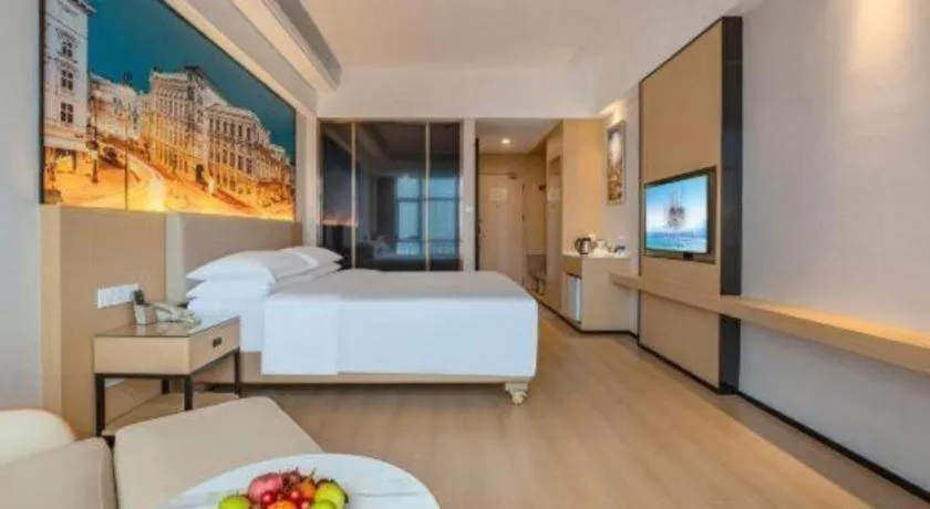 Bed in Exchange Bank Hotel Hainan