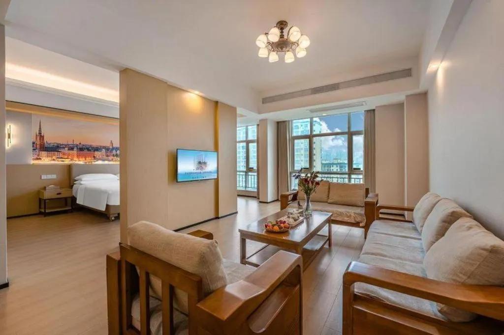 Bed in Exchange Bank Hotel Hainan