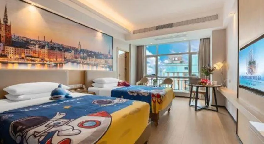 Bed in Exchange Bank Hotel Hainan