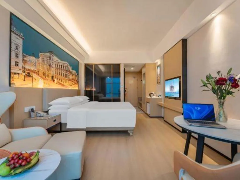 Bed in Exchange Bank Hotel Hainan