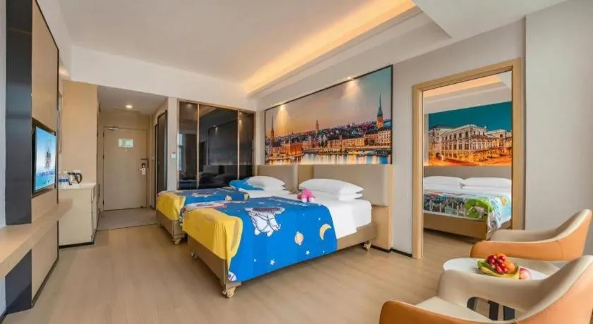 Bed in Exchange Bank Hotel Hainan
