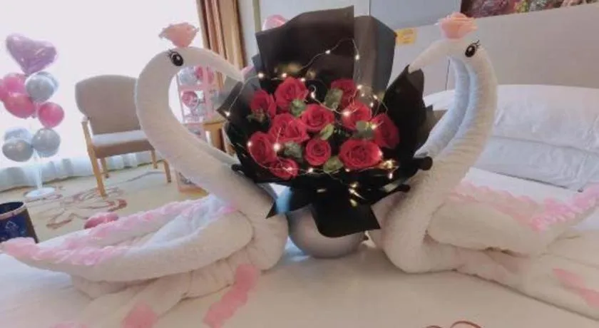 Bed in Exchange Bank Hotel Hainan