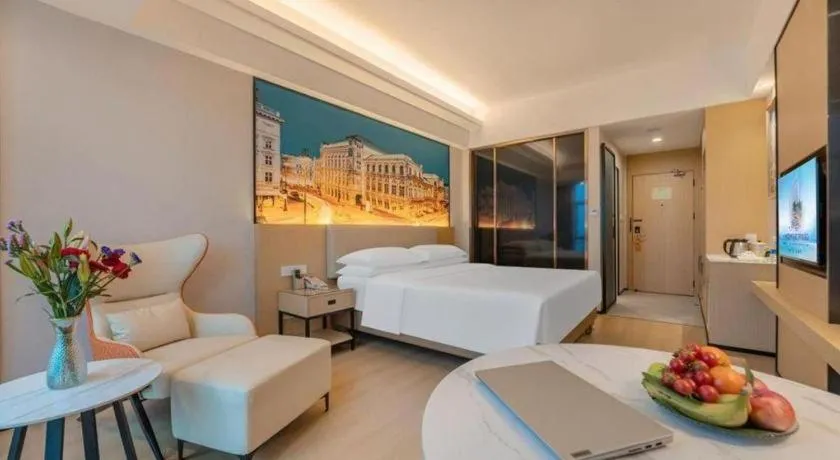 Bed in Exchange Bank Hotel Hainan