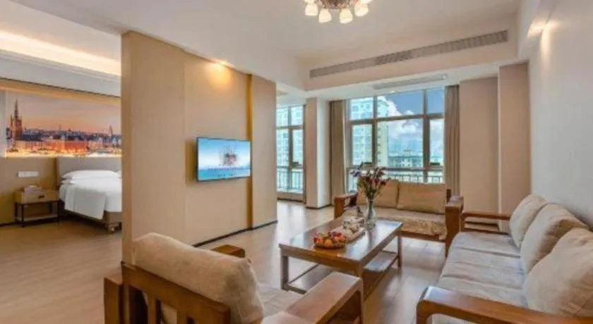 Bed in Exchange Bank Hotel Hainan