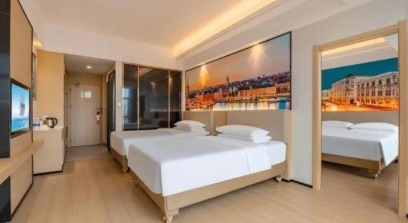 Bed in Exchange Bank Hotel Hainan