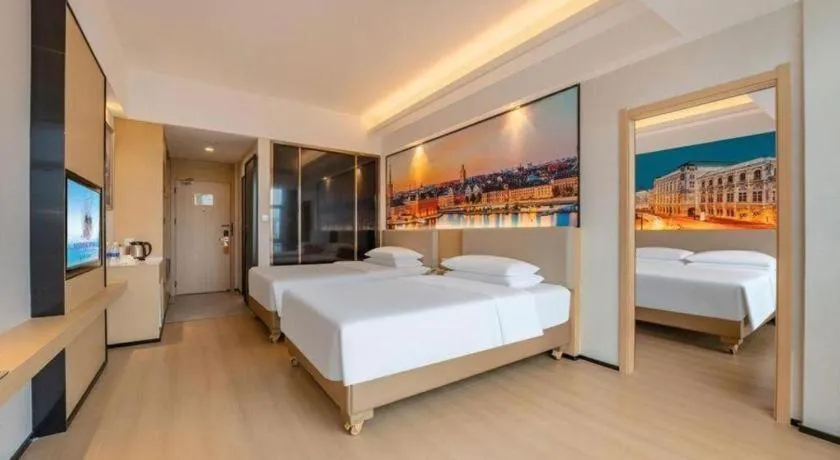 Bed in Exchange Bank Hotel Hainan