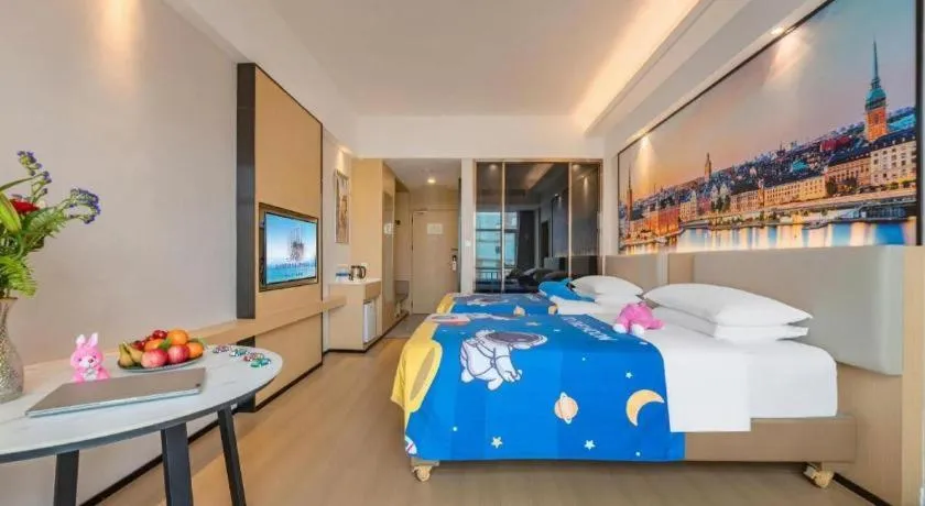 Bed in Exchange Bank Hotel Hainan