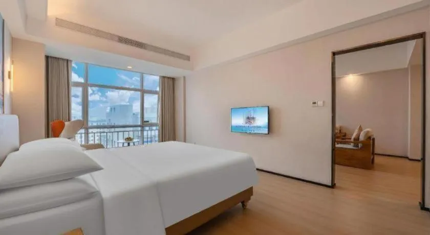 Bed in Exchange Bank Hotel Hainan