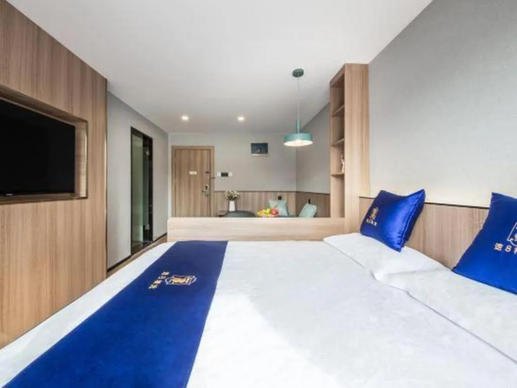 Bed in Super 8 Hotel Xiamen Railway Station