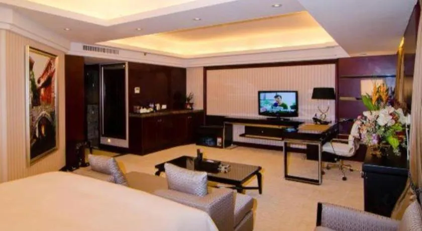 Bed in Yunhai Hotel Zhuhai